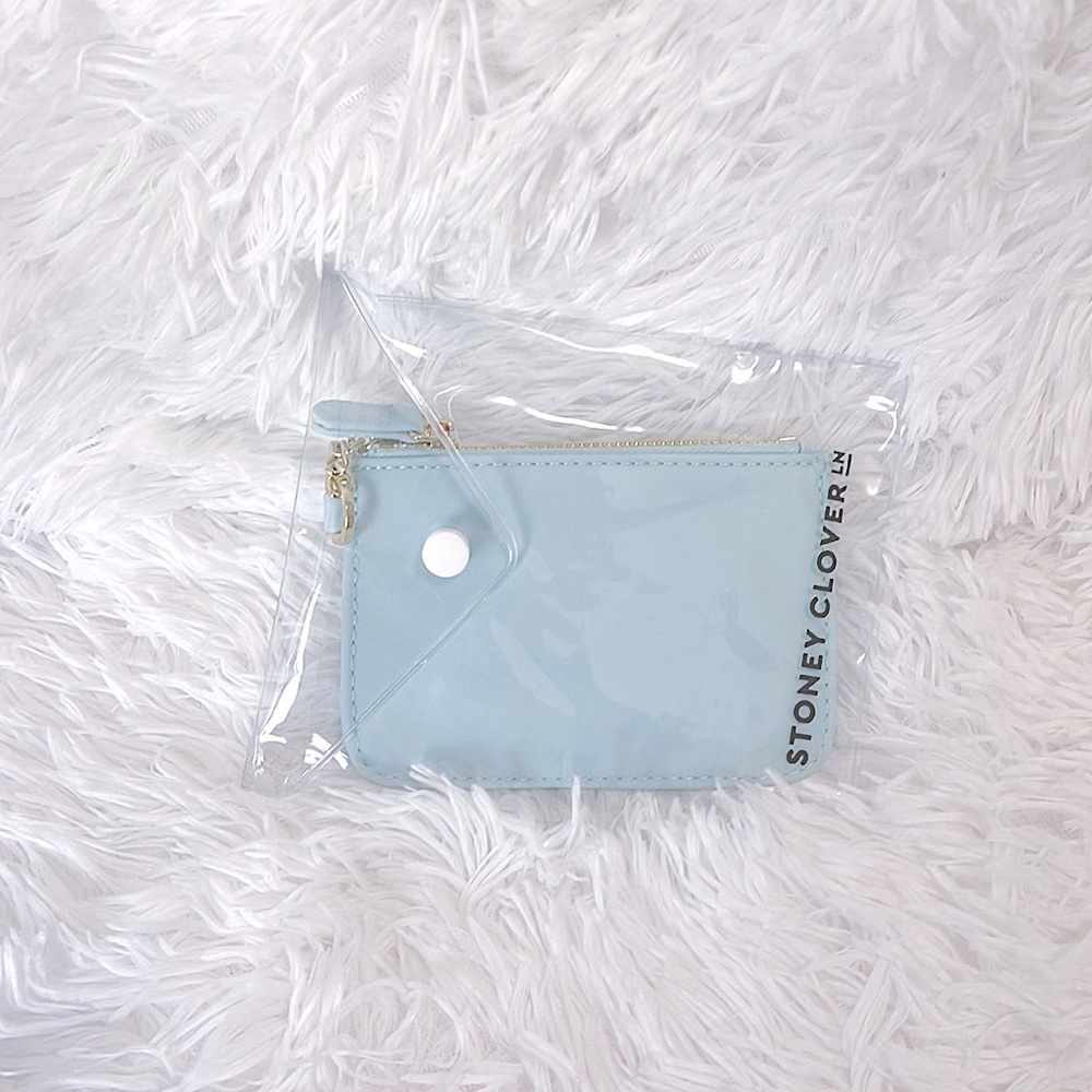 Stoney Clover Lane Sky keychain wallet